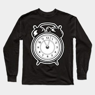 Bell Alarm Learning Time Clock for Kids Long Sleeve T-Shirt